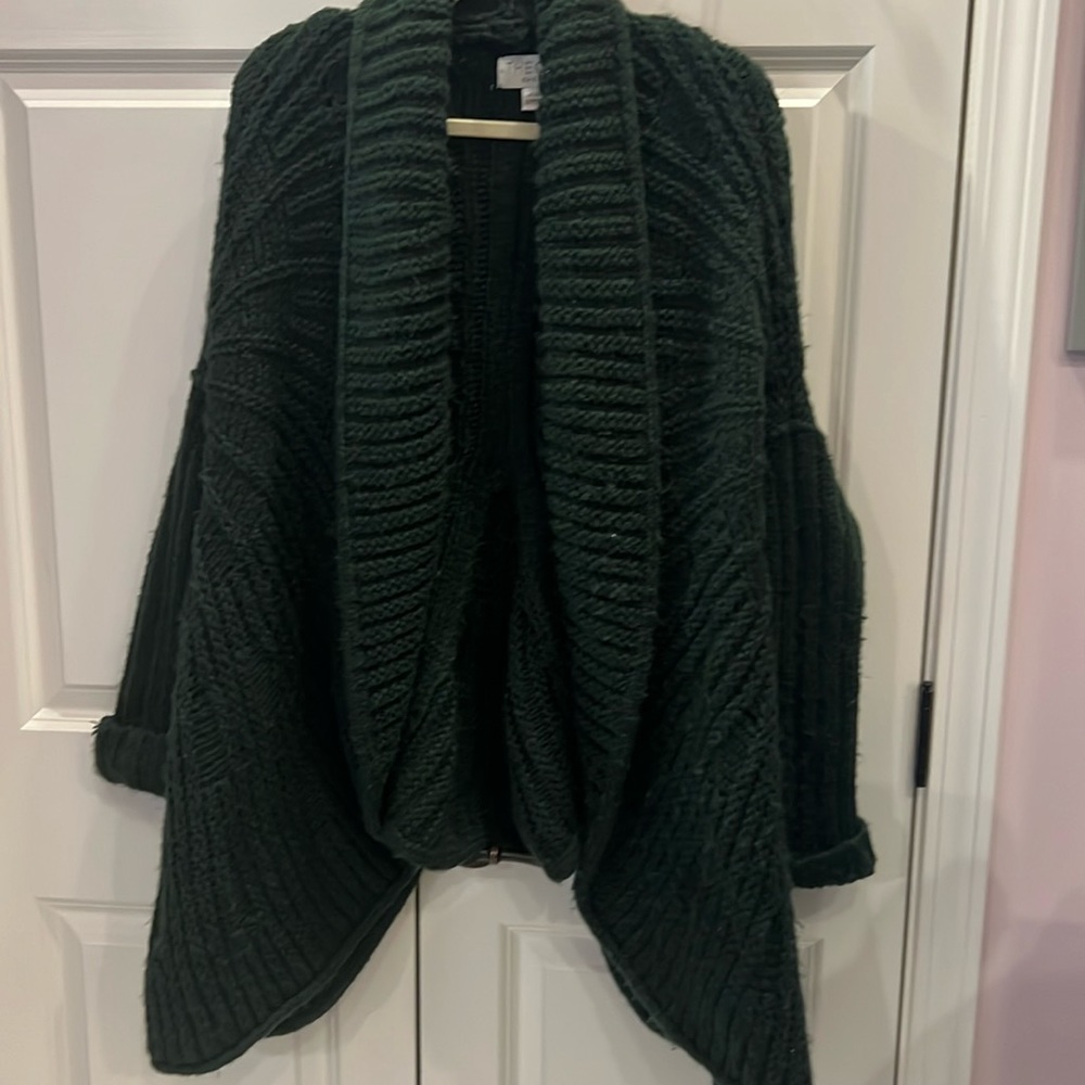 The Cue open front cardigan. Very heavy knit.